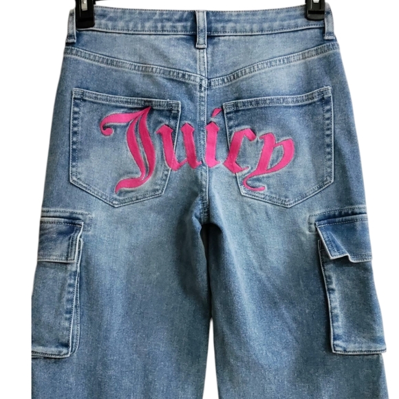 JUICY COUTURE Wide Leg Cargo Pants - Picture 1 of 6